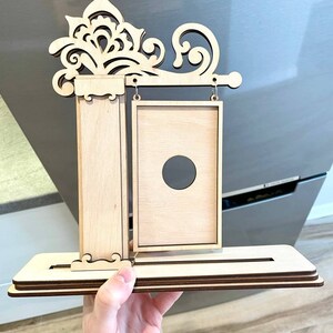 Interchangeable Seasonal Mini Standing Sign Frame SVG , Glowforge ...