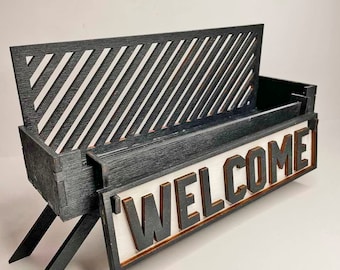 Tiered Tray Shelf svg,Standing Interchangeable Stend for Easter,farmhouse decor for laser,Glowforge svg,Standing Interchangeable SVG