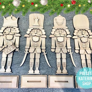 Quebra-nozes em pé Arquivo SVG Shelf Sitter, Quebra-nozes em pé Arquivo SVG, Quebra-nozes SVG, Arquivo cortado a laser