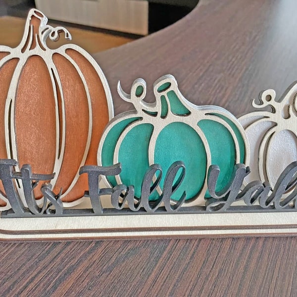 Interchangeable Stend Fall Harvest, Standing Interchangeable Stend for Fall,farmhouse decor for laser,Glowforge svg,Glowforge cut file,