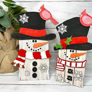 Piccolo cartello Let it Snow con taglio laser, cartello postale intercambiabile pronto per il laser, cartello con fiocco di neve invernale SVG, cartello intercambiabile con pupazzo di neve SVG