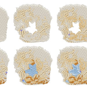 Peter Rabbit Embroidery Design, Oh No! Peter Runs Into a Gooseberry Net ...
