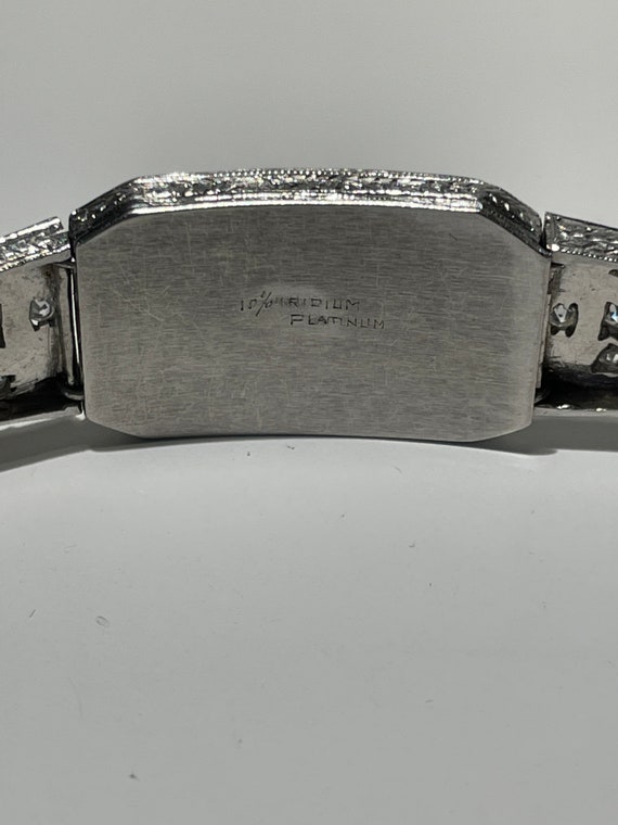 Platinum Diamond Art Deco Ladies Cocktail Bracelet - image 7