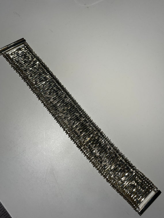Sterling Silver Unique Link Bracelet by  Chateau … - image 2