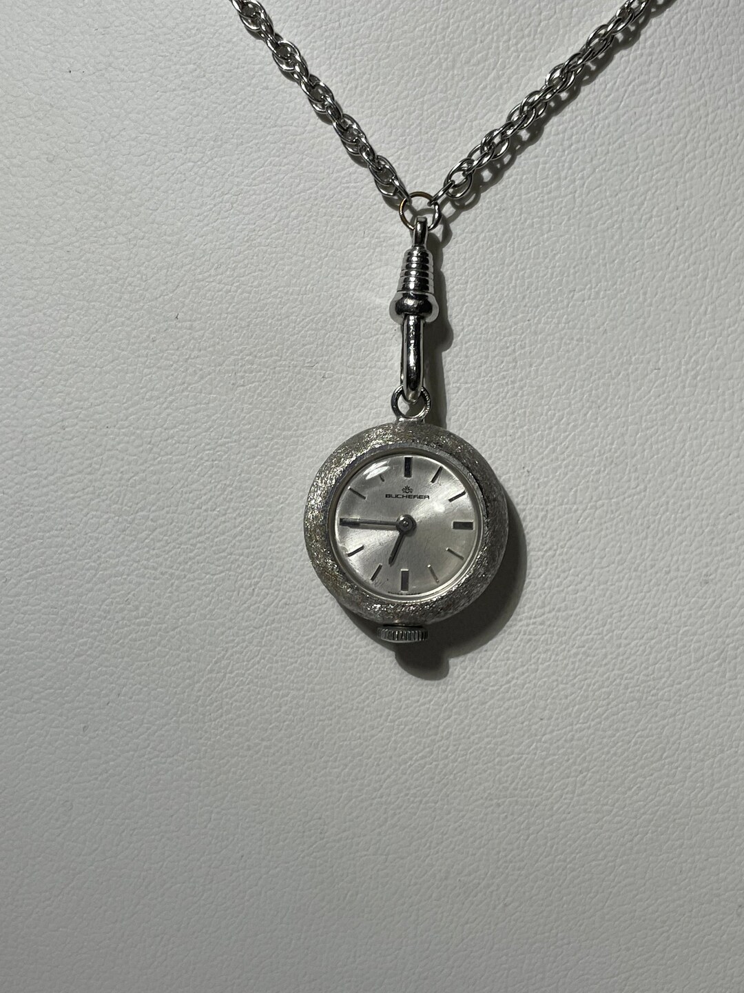 Bracelet-Montre Vintage Bucherer Pour Femme - Collier Suisse Avec Pendentif, Pièce Magnifique 17 Bijoux