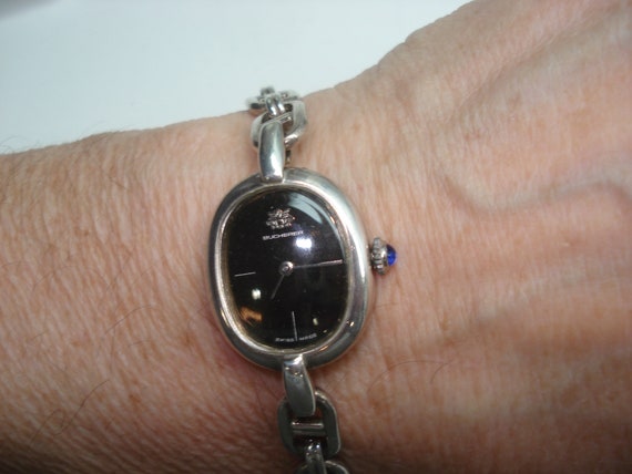 Bucherer Vintage 800 Silver Ladies Wristwatch 17 … - image 3