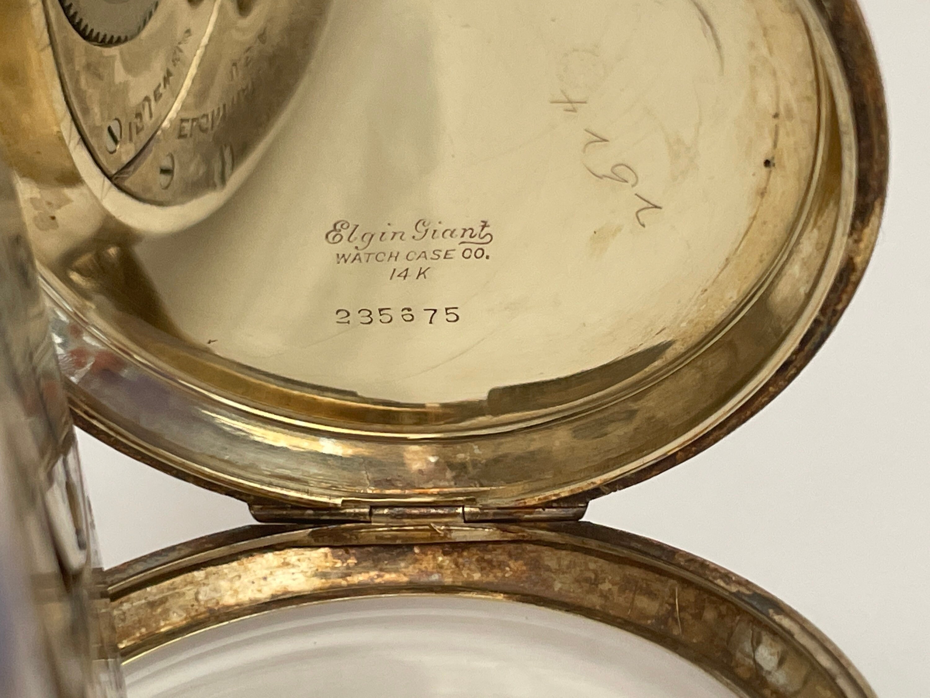 Elgin giant shop watch case company