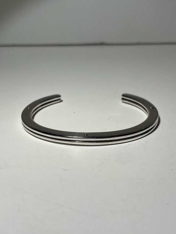 Sterling Silver Riveted Cuff Bracelet by Designer Jondell