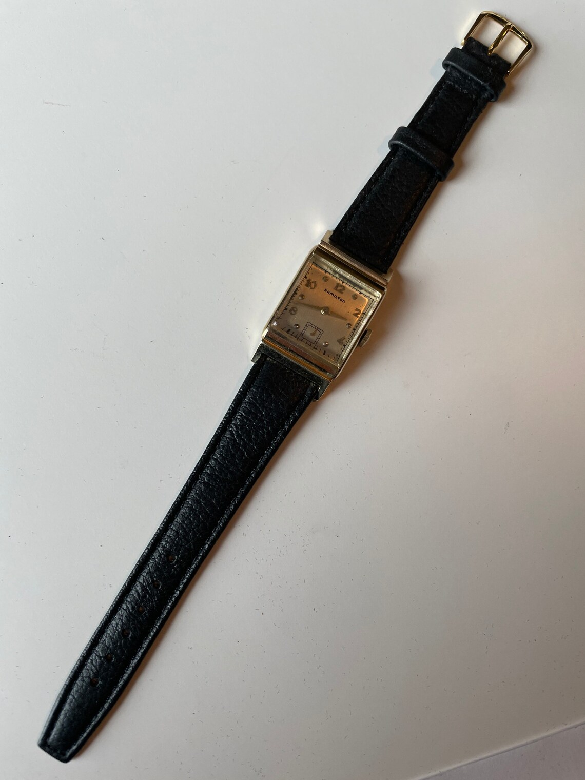 Vintage 14k Gold HAMILTON Wesley Model 982 Winding Watch | Etsy