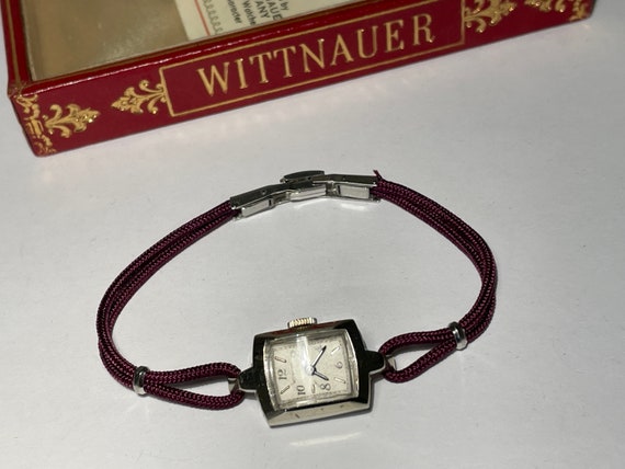 Wittnauer 14 kt White Gold Ladies Vintage Wristwa… - image 5