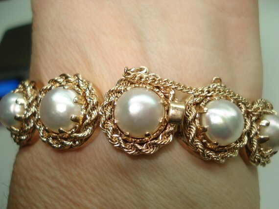 14 Kt Gold Art Deco Ladies Baroque Pearl Hidden F… - image 10