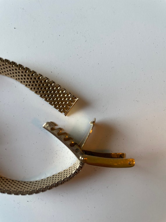 Vintage Longines 14Kt Yellow Gold Ladies Bracelet… - image 4