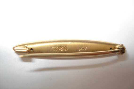 Victorian 14kt Gold Diaper Pins - image 6