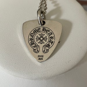 Chrome Hearts Sterling Las Vegas Dog Tag Pendant Necklace - Sterling Silver Pendant  Necklace, Necklaces - CHH21680