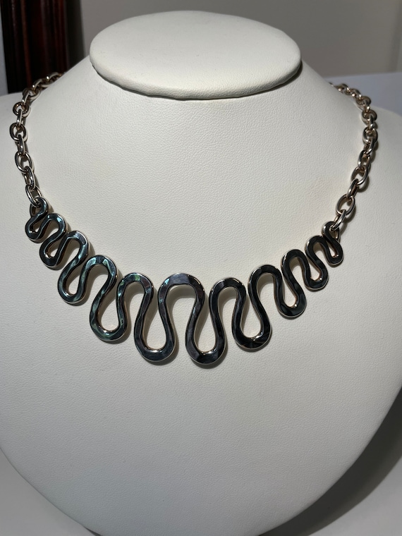 RLM Studios Sterling Silver Eternal Wave Choker