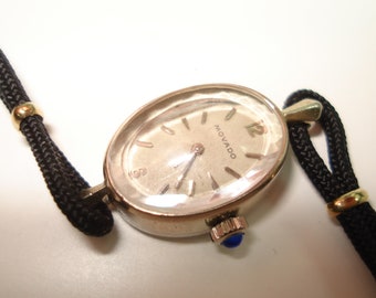 Vintage Movado 14Kt Gold Triple Signed Ladies Wristwatch