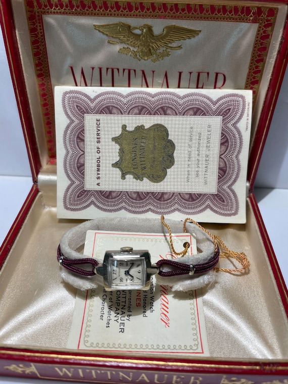 Wittnauer 14 kt White Gold Ladies Vintage Wristwat