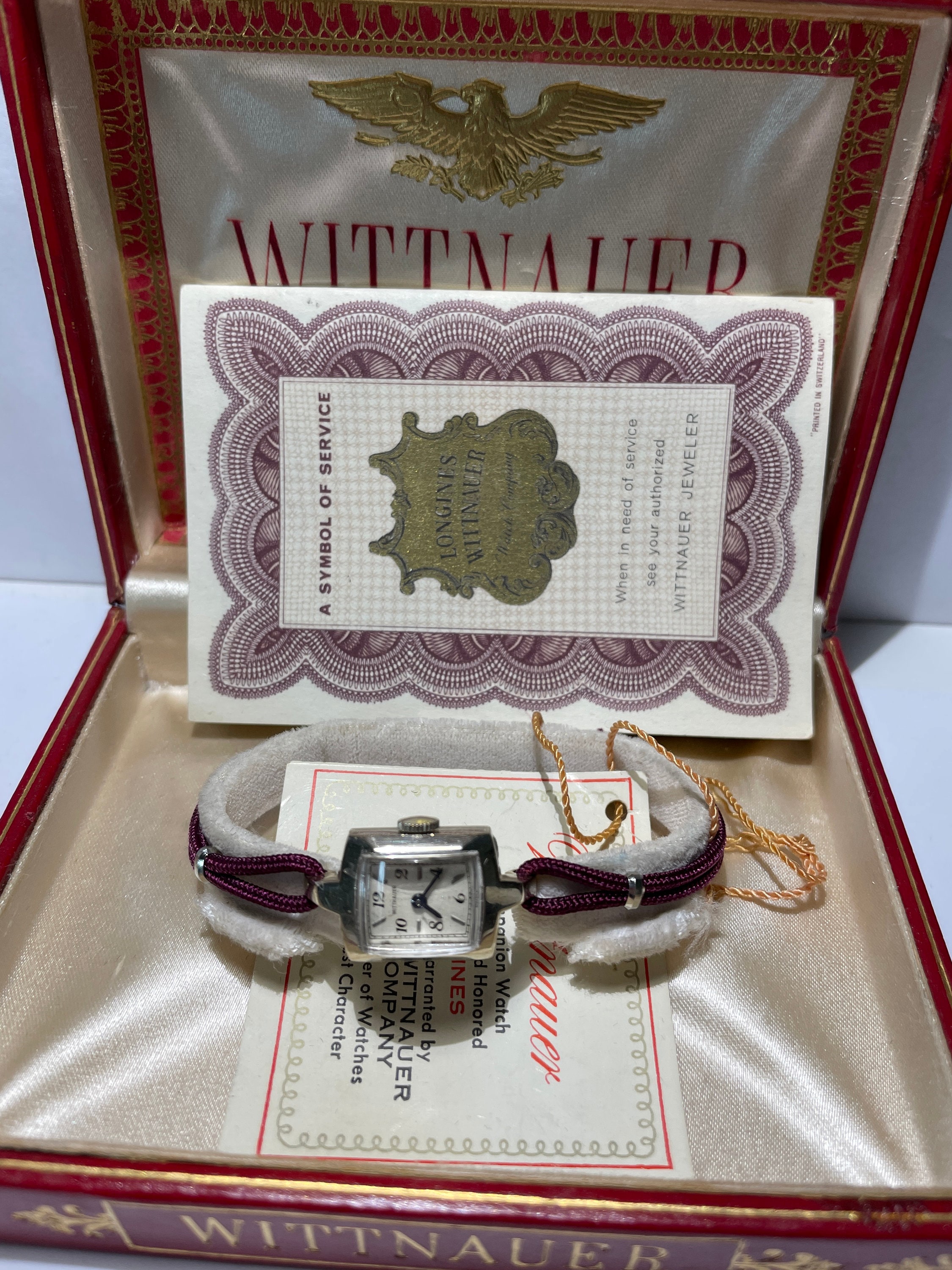 Longines, Wittnauer Swiss Made Mechanical Gold Ladies Watch with Original Box Wittnauer Women main image 3