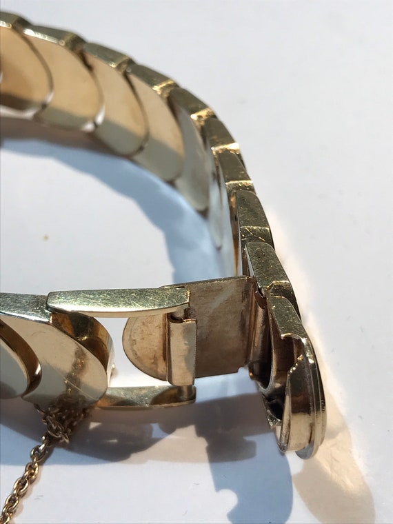 14Kt Crescent Moon Bracelet Band 14 Kt Gold Vinta… - image 7