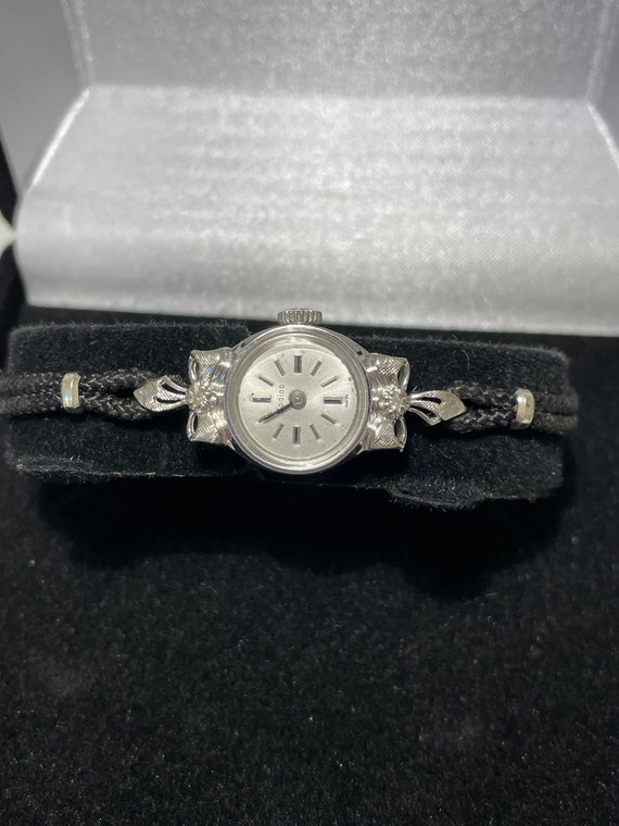Antique 14 Kt White Gold Fancy Diamond Ladies Zodiac  display picture 3
