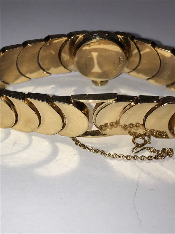 14Kt Crescent Moon Bracelet Band 14 Kt Gold Vinta… - image 5