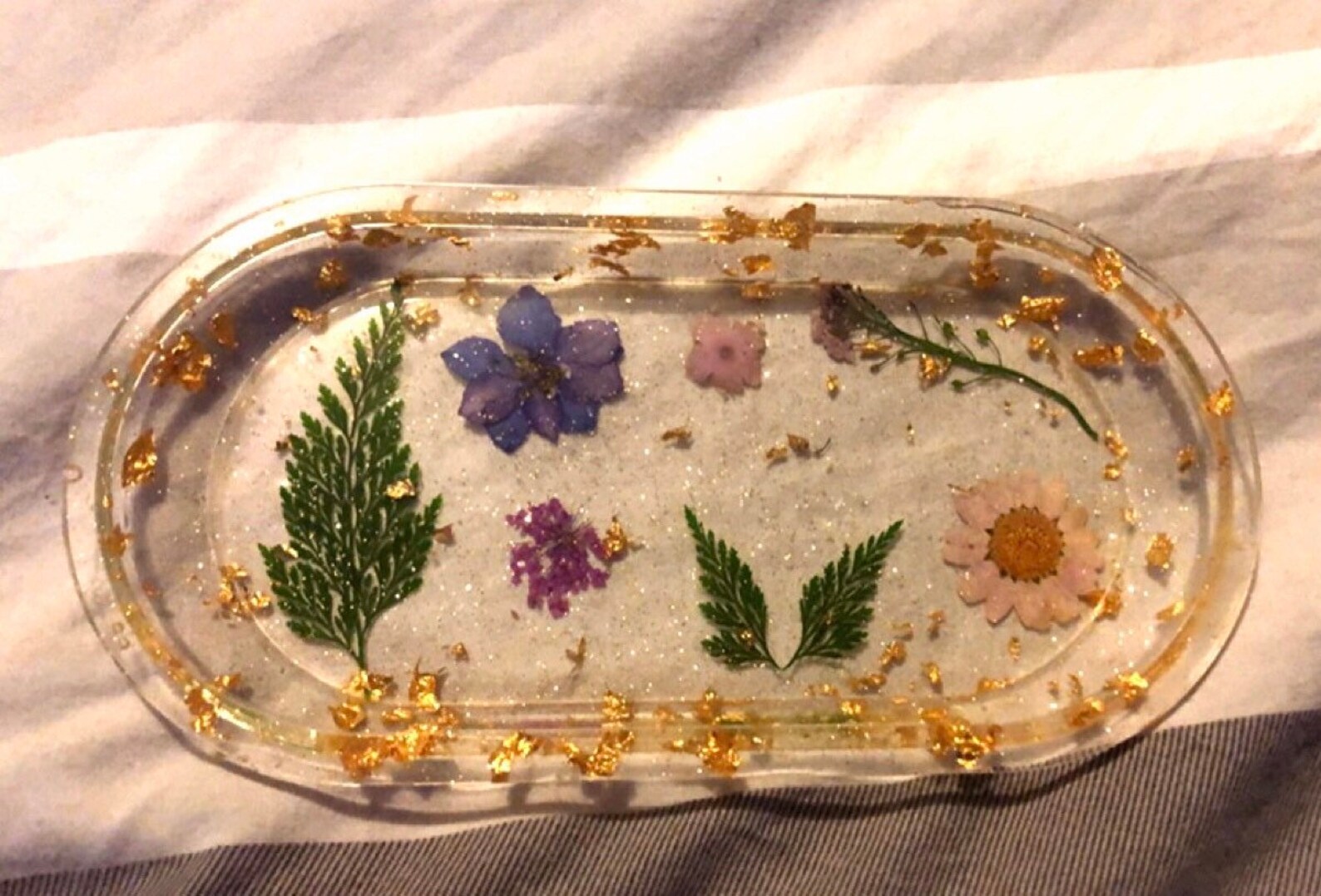 Personalised custom made resin Jewellery tray/ trinket Etsy