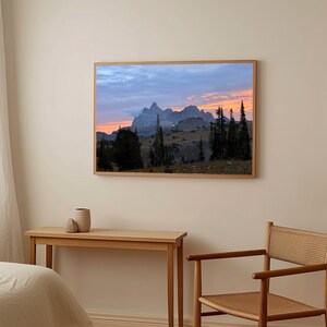 Grand-Tetons-Nationalpark, Naturlandschaft, Teton Mountains, große druckbare Datei, sofortiger Download