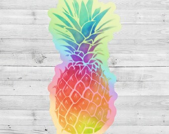 Holographic Pineapple | Vinyl Waterproof Sticker | Infertility | Positivity