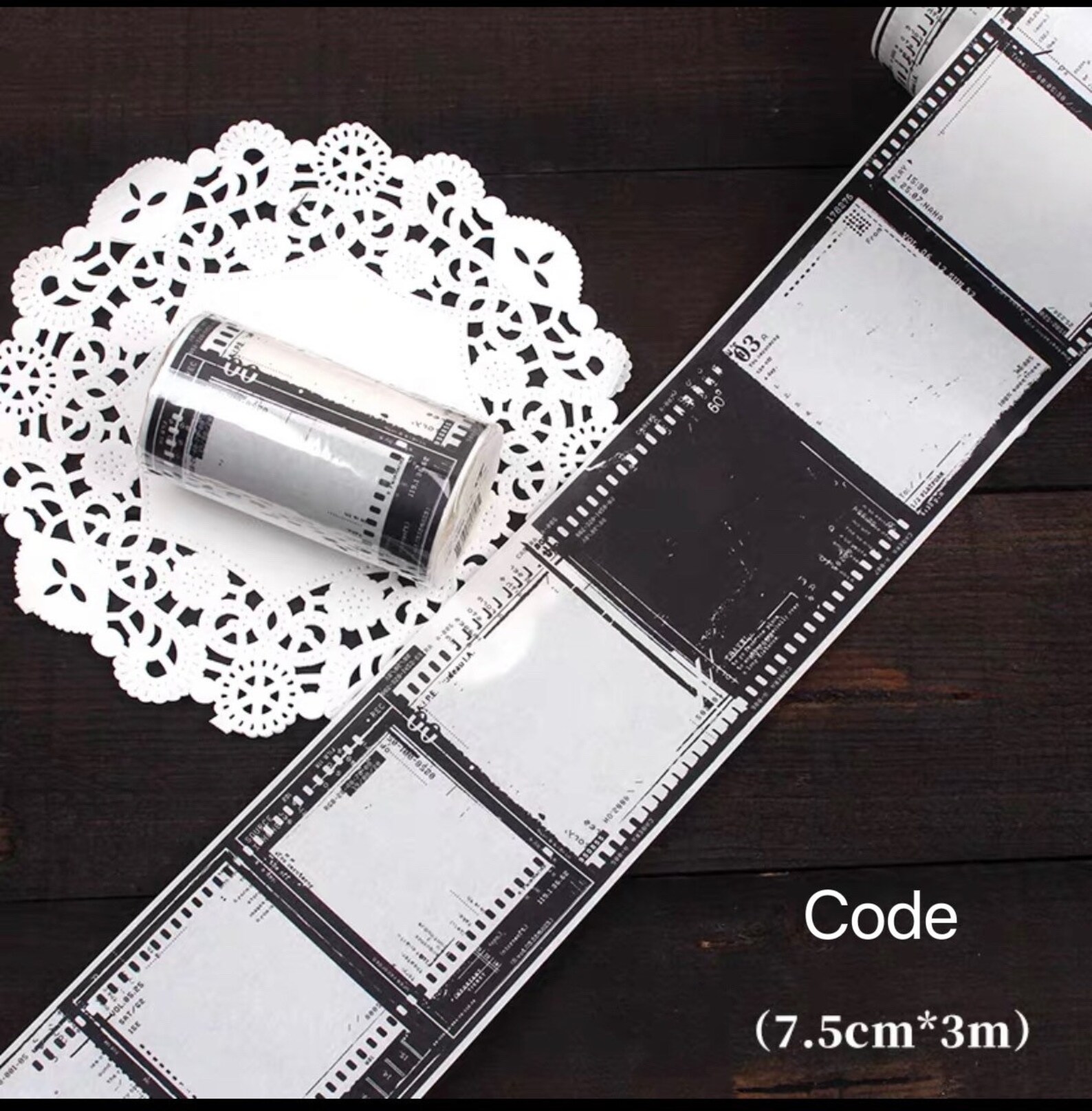 7.5cm Basic Washi Tape Labels Release Paper journal Etsy