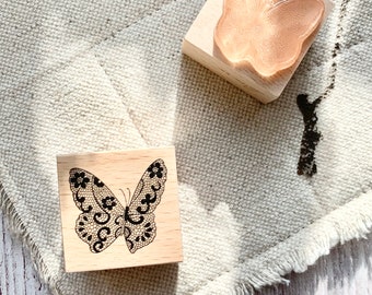 XW Studio - Lace Butterfly | Rubber Stamps