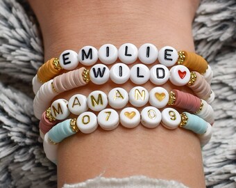 Bracelet Prenom Etsy