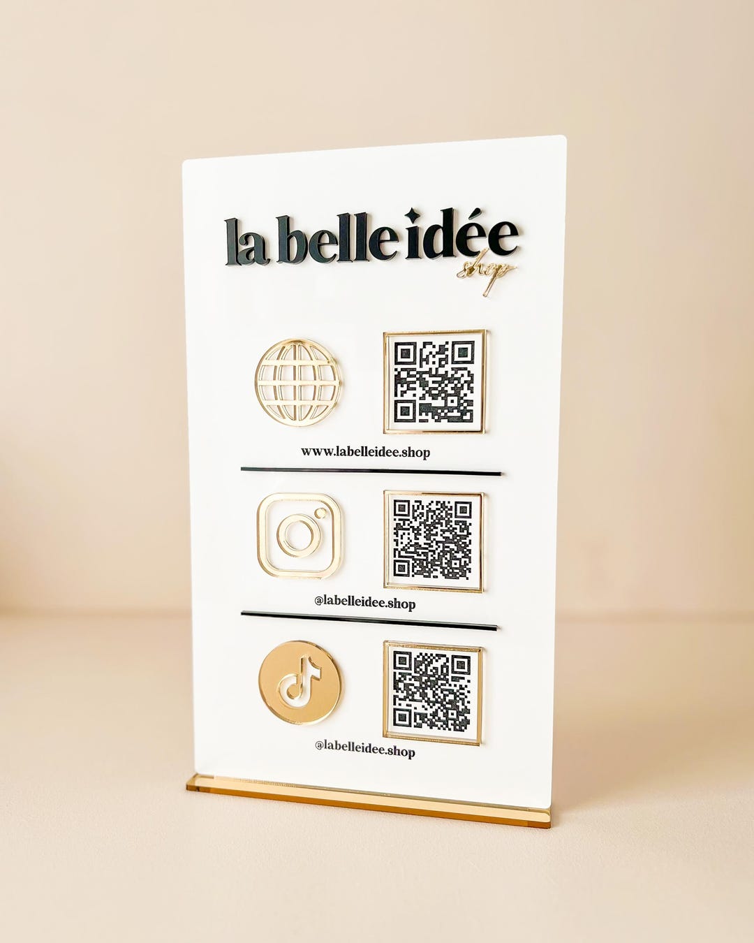 QR Code Signage Social Media Panel, QR Codes Professional POS for Trade ...