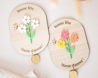 Grote bloemenmagneet - gepersonaliseerd cadeau voor moeder, Moederdagcadeau