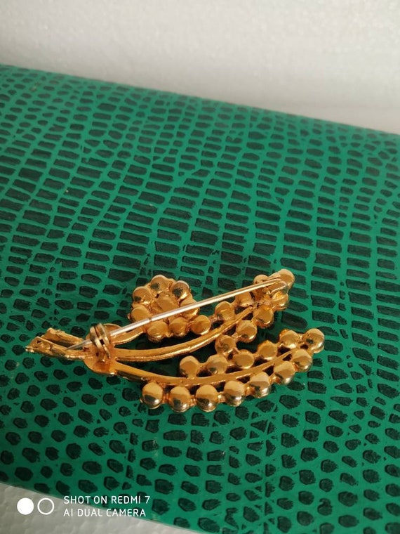 Vintage French brooch, costume jewellery. - image 2