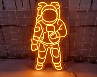 Crazy Frog Frog Astronaut LED Neon Sign Custom Neon Neon - Etsy
