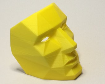 3D Printed Low Poly Face