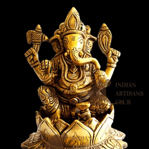 Buy India Lord Ganesha Idol Statue,indian Ganesh,Ganpati,Bappa,Vinayaka  Solid Brass Statue, Ekadant Idol,Bappa for Altar, .br
