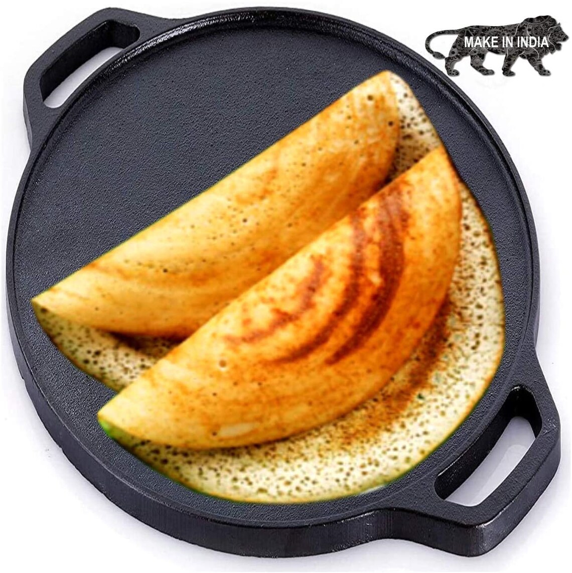 Buy Seasoned Cast Iron Dosa Tawadosa Kallutraditional Etsy