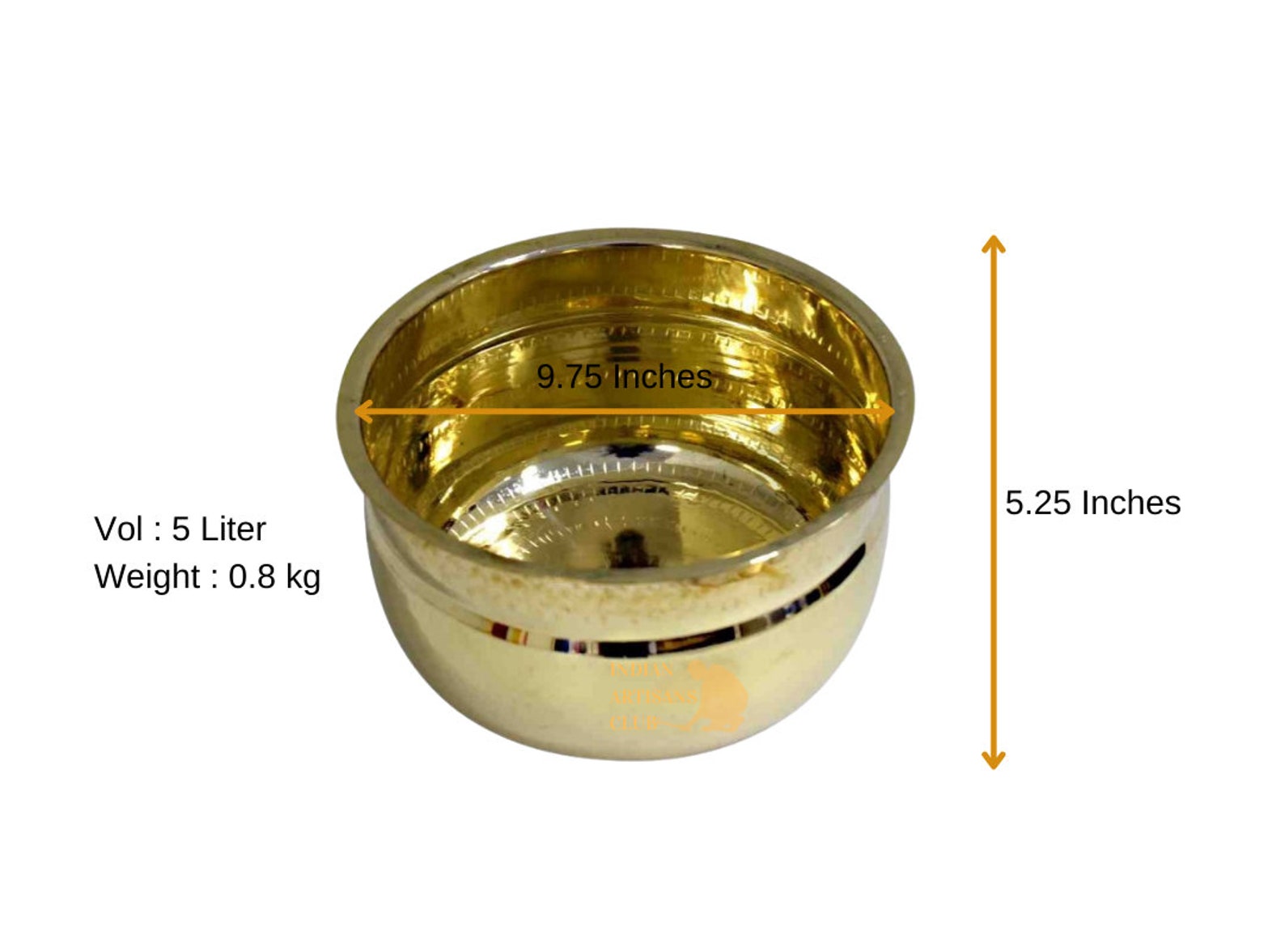 Set of 10 Kumbakonam Brass Vana VesselTraditional Rice Etsy