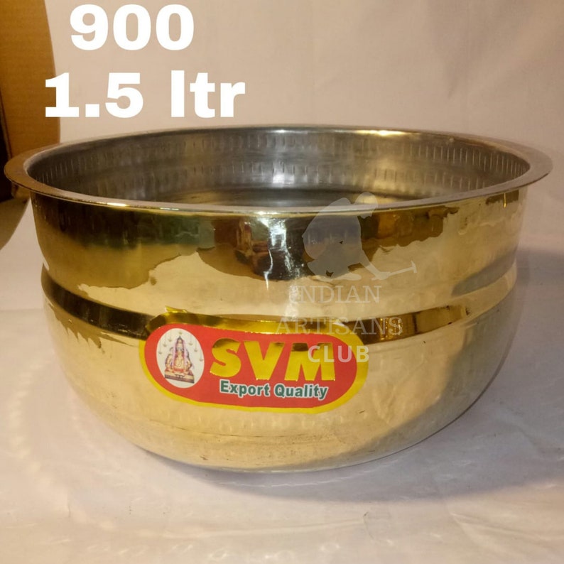 Buy Set of 4 Kumbakonam Brass Vena Vessel Tin Etsy