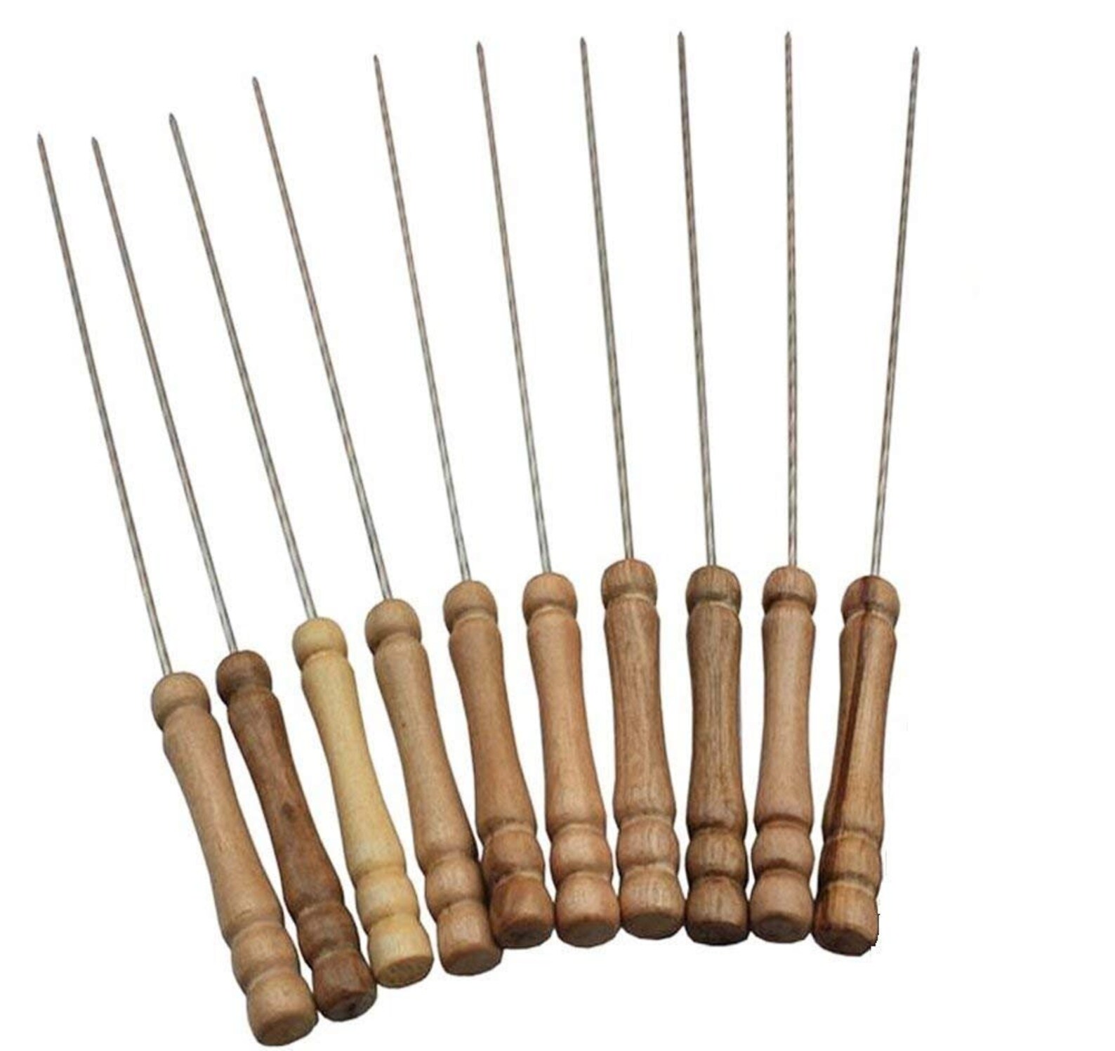 Brown BBQ Barbeque Stick Pack Of 12BBQ Skewers Tandoor for Etsy