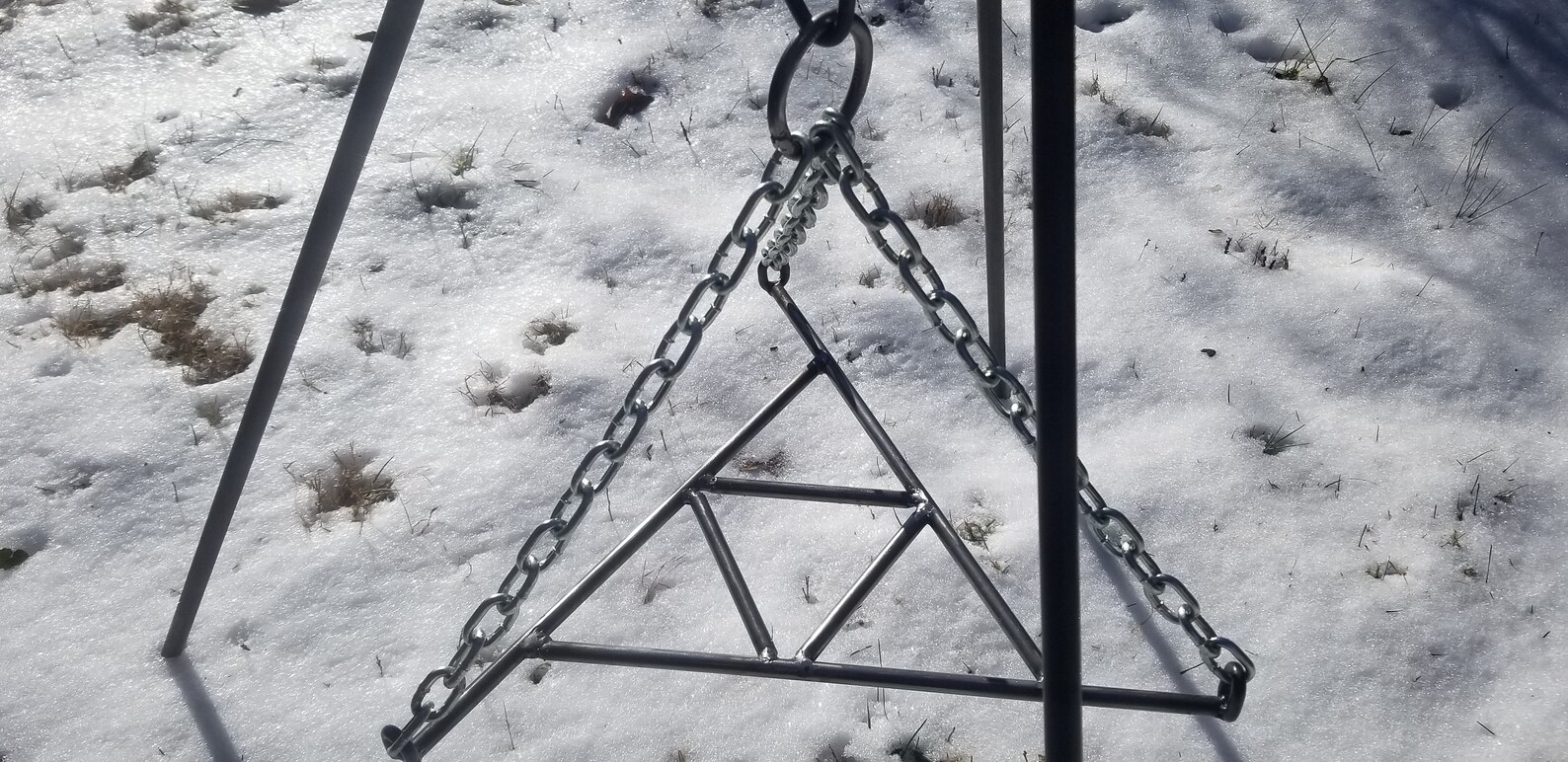 Campfire cooking pan rack Etsy