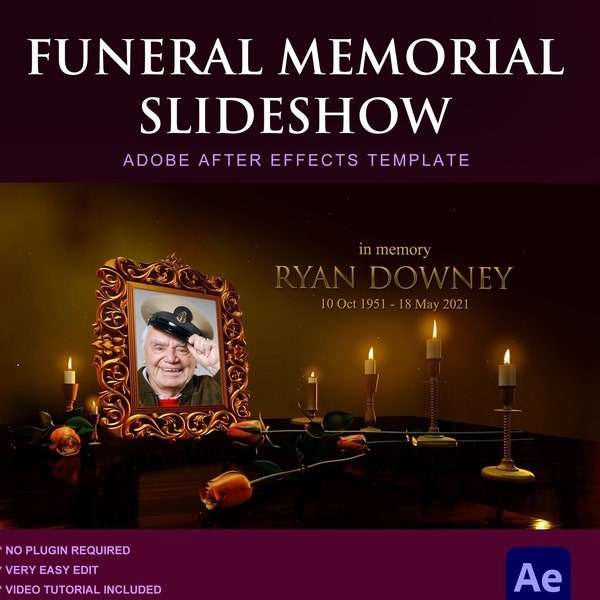 After Effects Funeral Slideshow Template