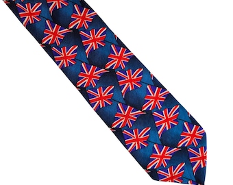 Union Jack Flagge 100% Seide Krawatte von Double Two