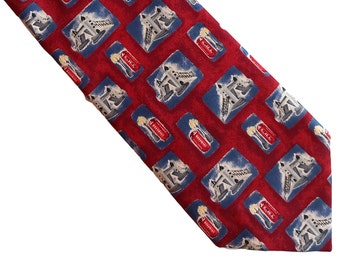 London Theme 100% Silk Tie by Cavenagh