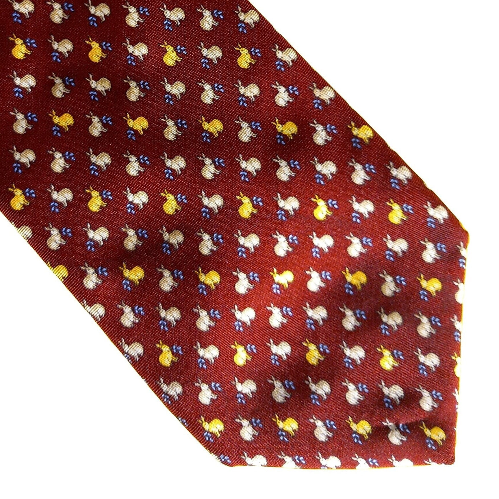 Ysl Necktie Rabbit Bunny Rabbit 100% Italian Silk Tie by Beaufort - Etsy