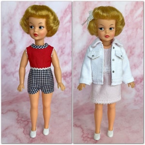 Vintage Ideal 1960s Pepper Doll w/ original outfit and handmade outfits, Ideal Tammy Family Doll