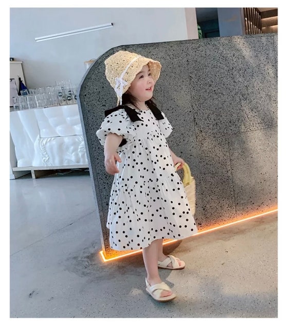 Pretty Originals Girls Polka Dot Dress – The Wardrobe Childrens Boutique