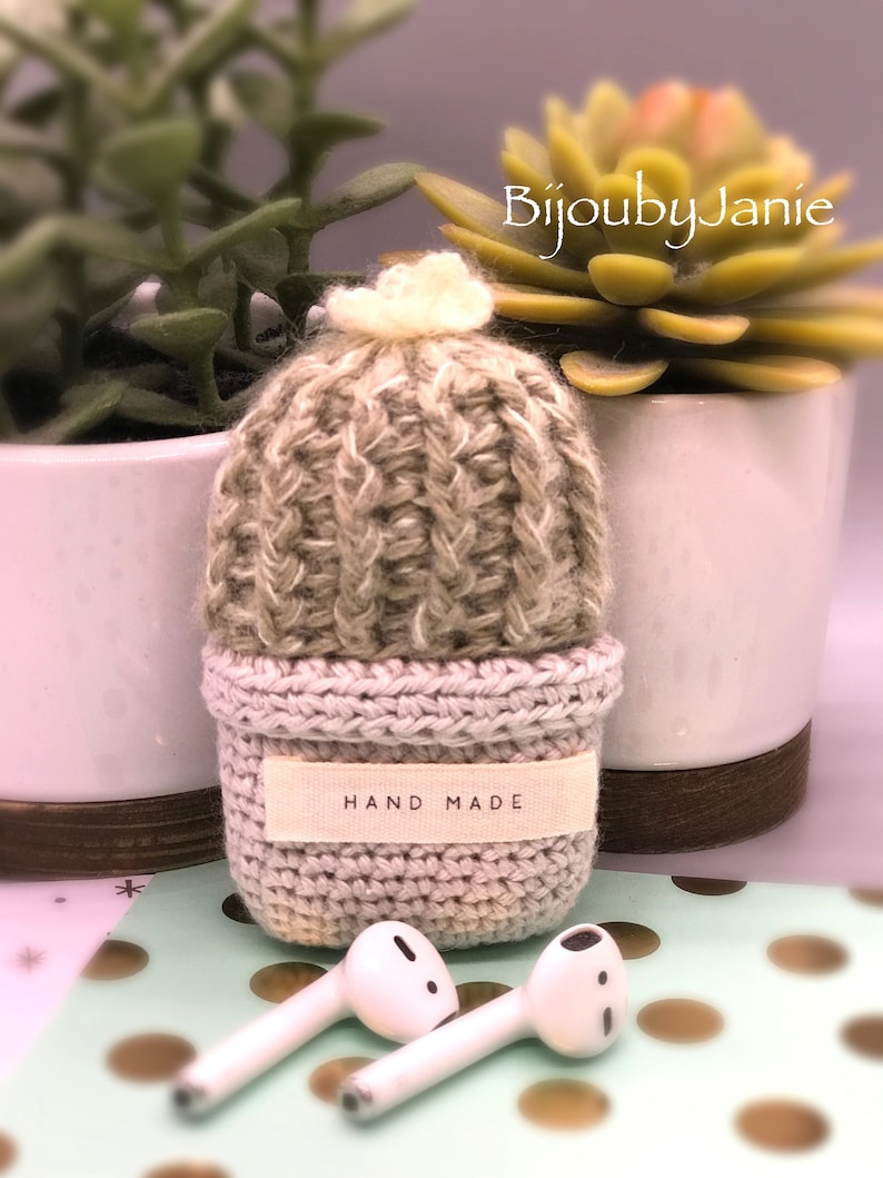 Airpods 1&2 Case Airpods Pro Case Crochet Cactus Airpods Etsy