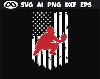 Download Baseball Catcher Svg Etsy